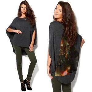 SOFT☁️ Evil Twin Outer Limits Mesh Back Tunic